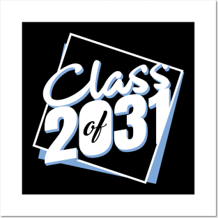 'Class of 2031' Cute Student Teacher Gift Posters and Art